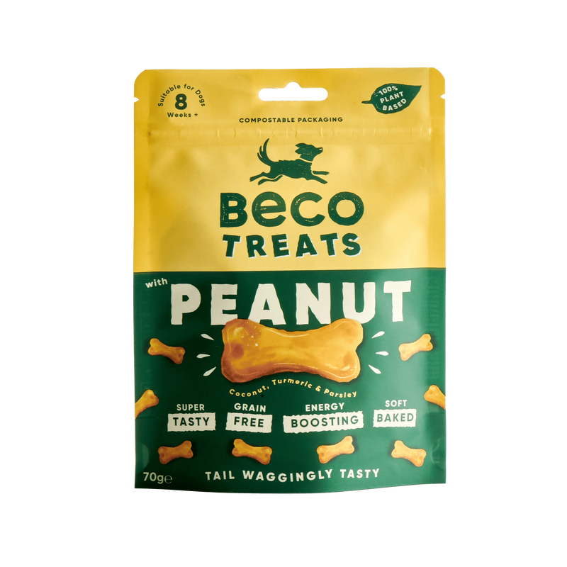 Beco Dog Treats with Peanut, Coconut and Tumeric