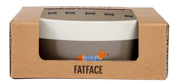 Fatface Marching Dogs Pet Bowl