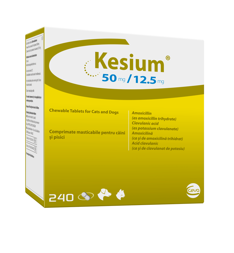 Kesium Tablets for Dogs & Cats 50mg/12.5mg (62.5mg)