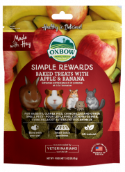 Oxbow Simple Reward Treat Apple & Banana 60g