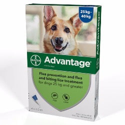 Advantage 400 Flea Treatment 25kg-40kg (Dogs)
