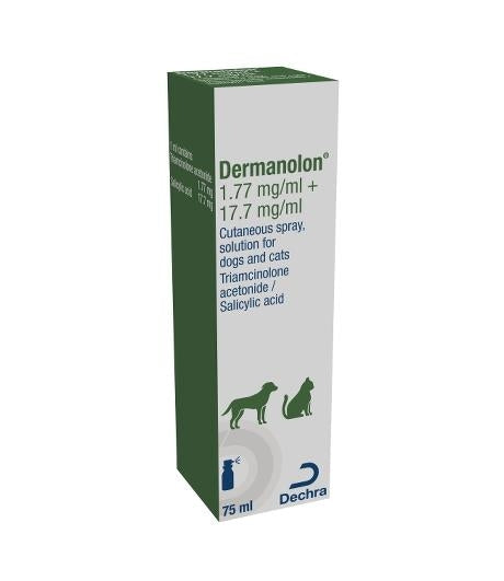 Dermanolon Spray for Dogs and Cats 75ml