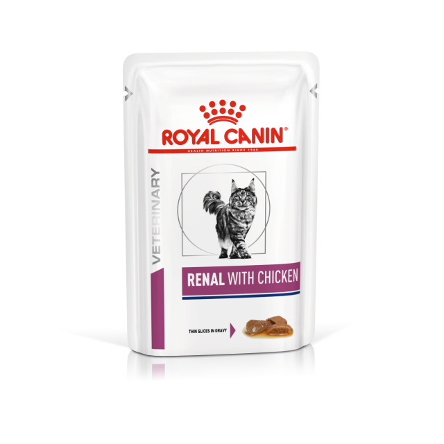Royal Canin Renal Feline Wet Pouch with Chicken