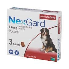 Nexgard Chewable Tablets for Extra Large Dogs 25-50kg