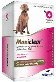Moxiclear Very Large Dog 25kg-40kg