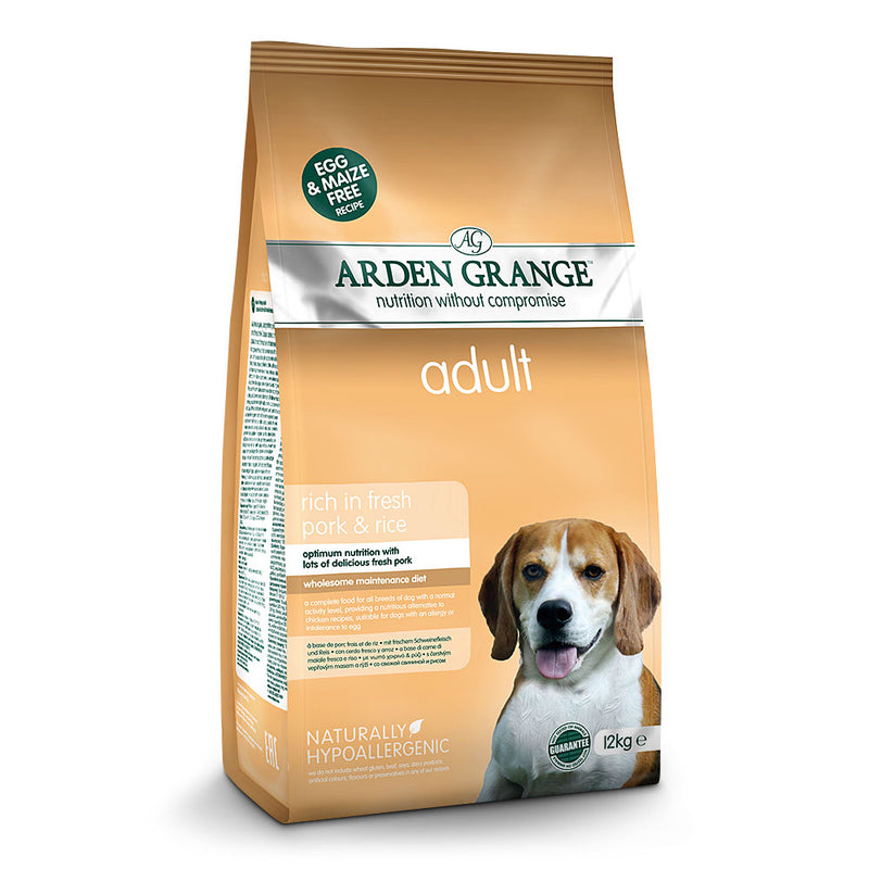 Arden Grange Dog Adult Pork & Rice Dry Food