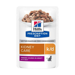 Hills k/d Kidney Care Wet Cat Food with Beef