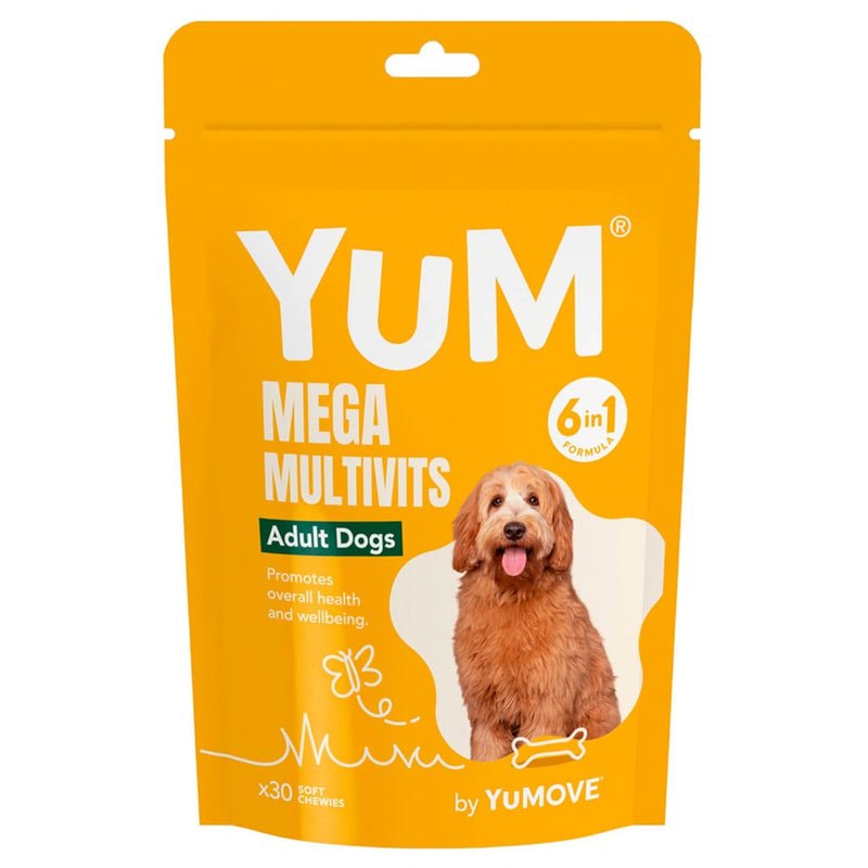 Yum Mega Multivits for Adult Dogs 30 Pack **EXPIRY 03/24**
