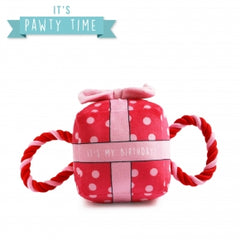 Ancol It's My Birthday Present Dog Toy