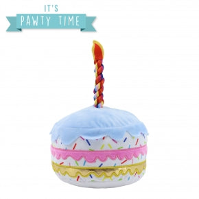 Ancol It's My Birthday Pawty Sprinkle Cake Dog Toy