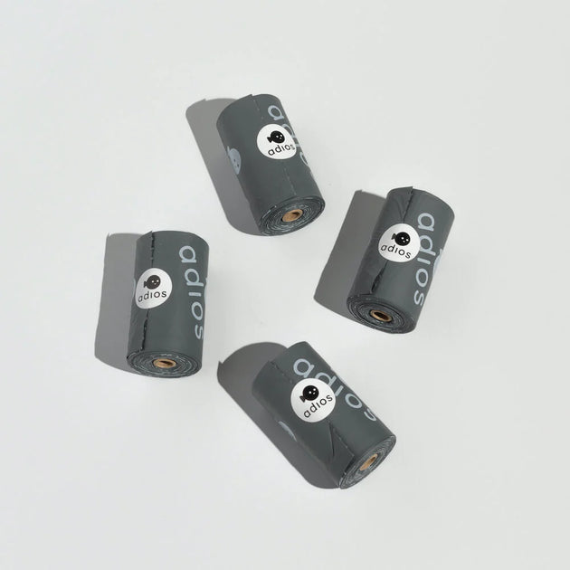 Adios Poo Bags Grey | PetCounter