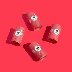Adios Poo Bags Hot Pink