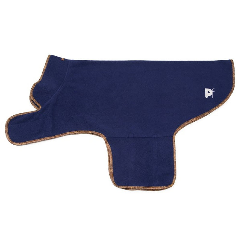 Petface Fleece Dog Coat Navy
