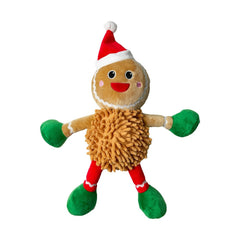 Happy Pet Noodle Gingerbread Christmas Dog Toy