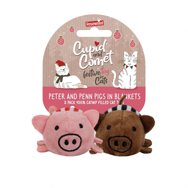 Rosewood Christmas Peter & Penn Pigs in Blankets Cats Toys