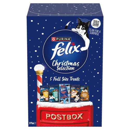 Felix Christmas Treat Box for Cats 275g