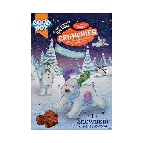 Good Boy The Snowman & the Snowdog Crunchies Advent Calendar for Dogs