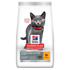 Hills Science Plan Sterilised Kitten Dry Food with Chicken