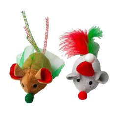 Happy Pet Luxury Christmas Mice Cat Toys