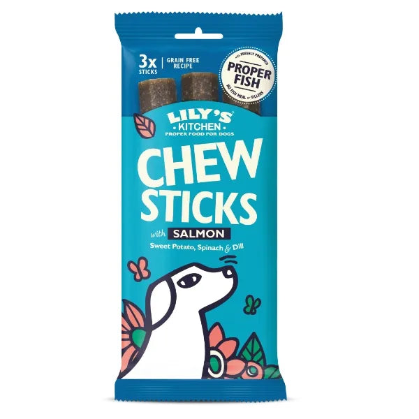 Lily's Kitchen Dog Chew Sticks with Salmon 120g