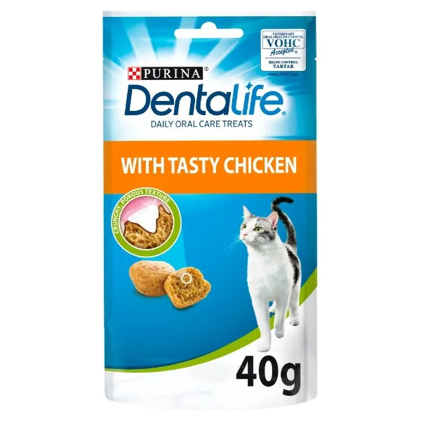Purina Dentalife Cat Treats with Chicken