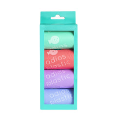Adios Poo Bags Rainbow Pack