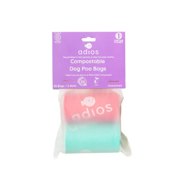 Adios Poo Bags Rainbow Pack