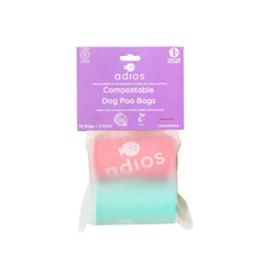 Adios Poo Bags Rainbow Pack