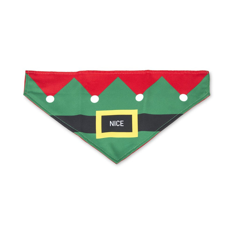 Petface Christmas Naughty or Nice Pet Bandana