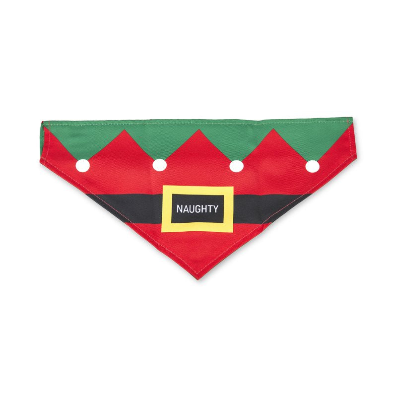 Petface Christmas Naughty or Nice Pet Bandana