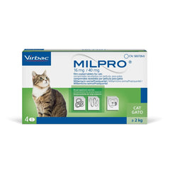 Milpro 16mg/40mg Cat Worming Tablet