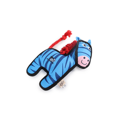 All For Paws Outside Ballistic Zebra Dog Toy