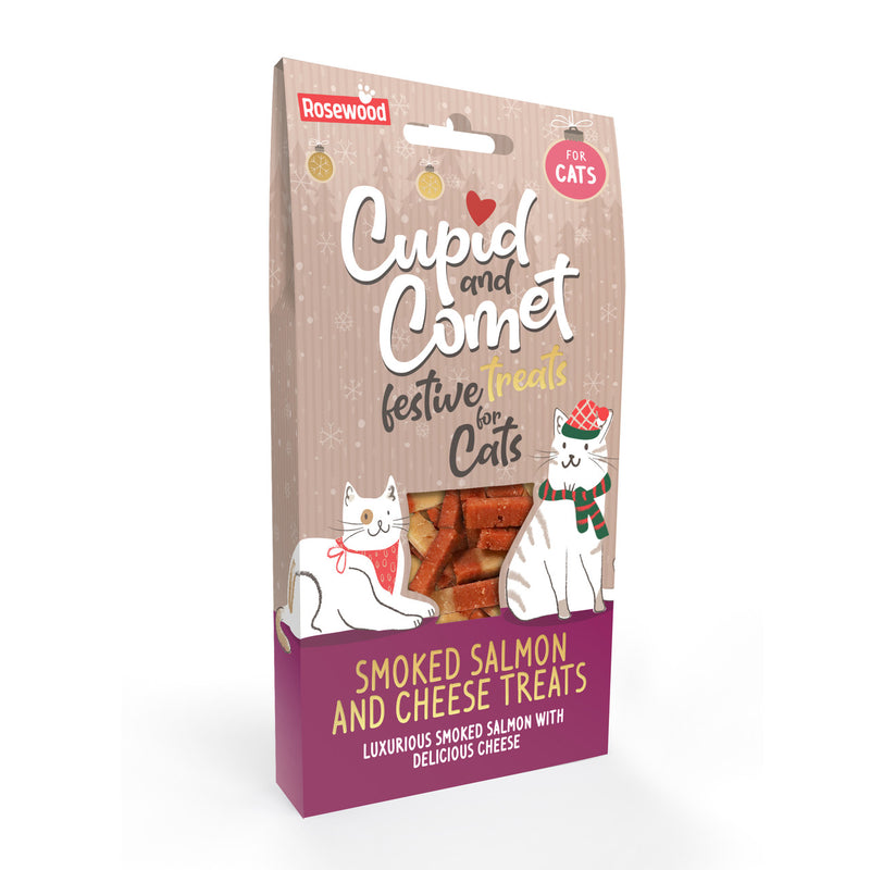 Rosewood Chistmas Smoked Salmon & Cheese Cat Treats 70g