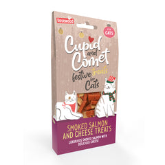 Rosewood Chistmas Smoked Salmon & Cheese Cat Treats 70g