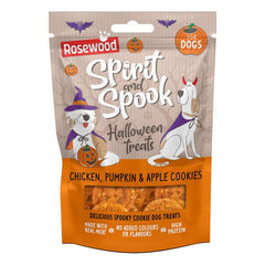 Rosewood Chicken, Pumpkin & Apple Halloween Cookies for Dogs 100g