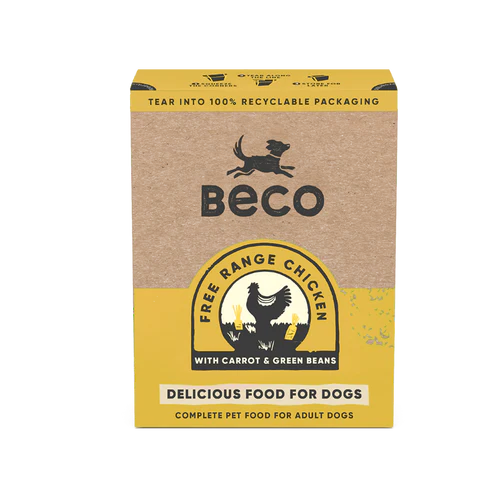 Beco Wet Food for Dogs with Free Range Chicken 375g