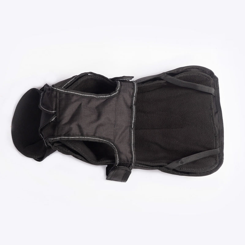 Danish Design 2in1 Harness Dog Coat Black