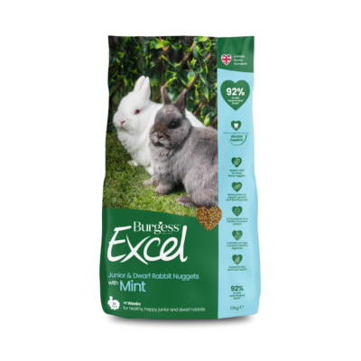 Burgess Excel Rabbit Junior & Dwarf Dry Food with Mint