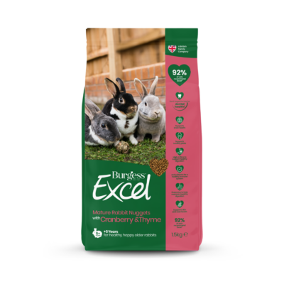 Burgess Excel Rabbit Mature Dry Food with Cranberry