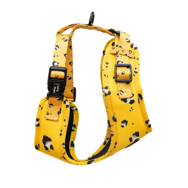 Long Paws Dog Harness Mustard Panda