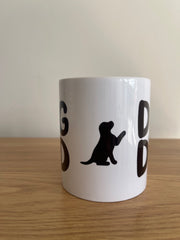 Ceramic Mug with 'Dog Dad' Print