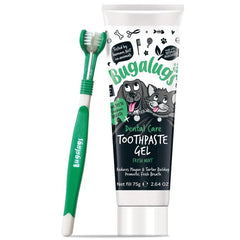 Bugalugs Toothpaste Gel with Triple Headed Toothbrush