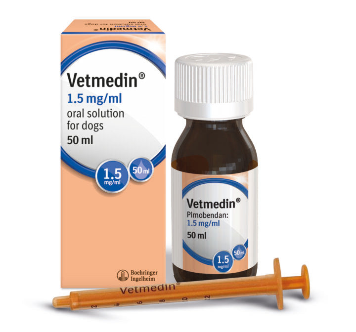 Vetmedin 1.5mg/ml Oral Solution for Dogs 50ml