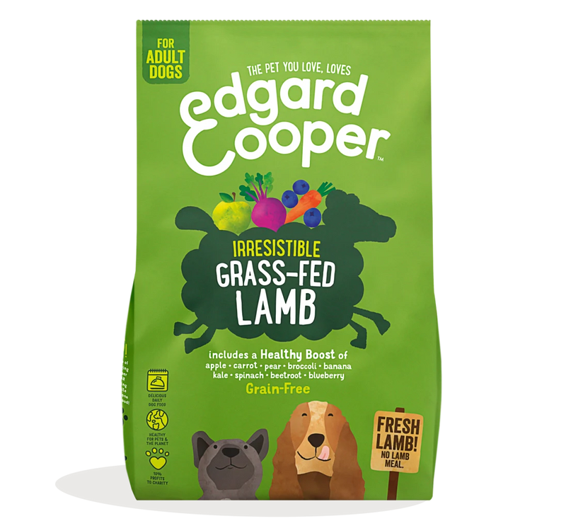 Edgard Cooper Grain Free Adult Dog Food with Grass-Fed Lamb