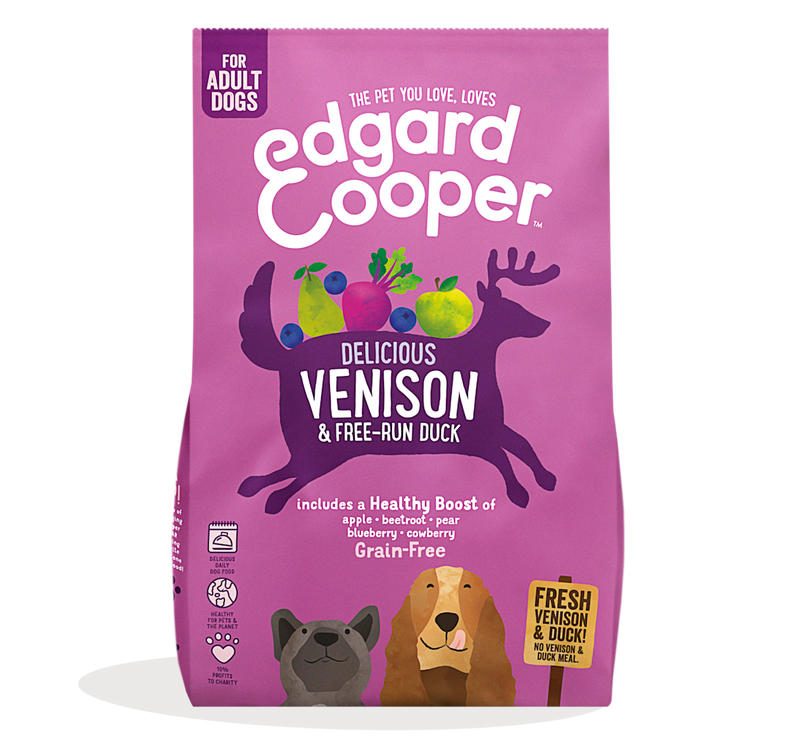 Edgard Cooper Grain Free Adult Dog Food with Venison & Duck