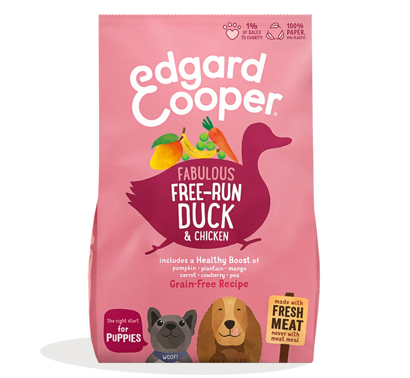 Edgard Cooper Grain Free Puppy Food with Duck & Chicken