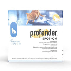 Profender Spot On for Medium Cats >2.5kg-5kg