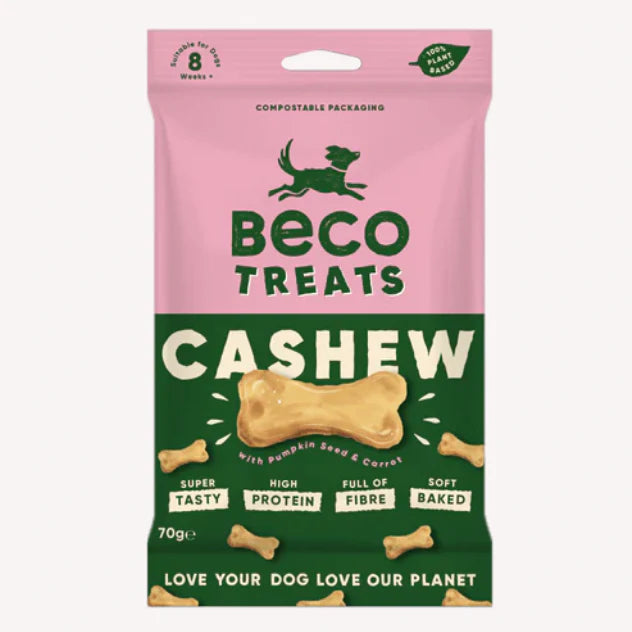 Beco Dog Treats with Cashew, Pumpkin Seed & Carrot