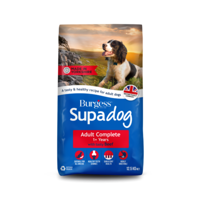 Burgess Supadog Dry Dog Food with Beef 12.5kg