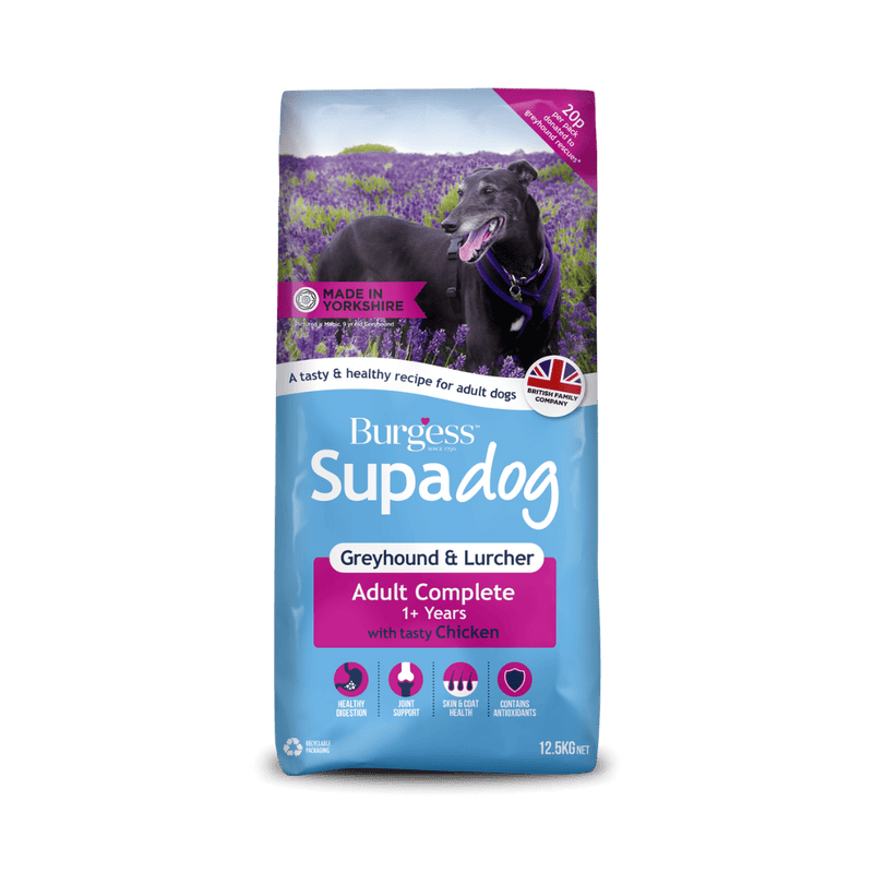 Burgess Greyhound & Lurcher Dry Food with Chicken